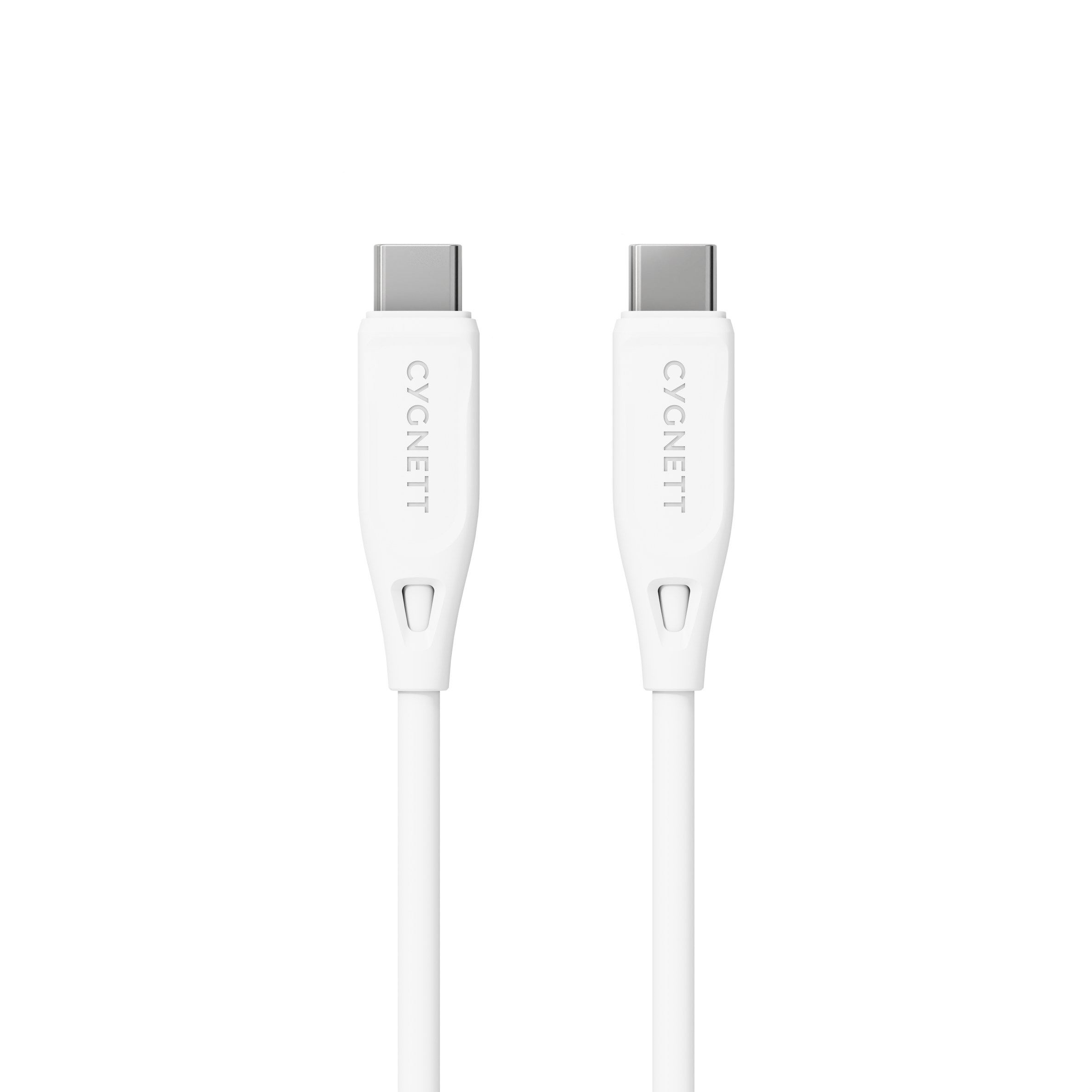 Charge & Connect USB-C To USB-C (USB 2.0) Cable - White  1.2m - Cygnett (AU)