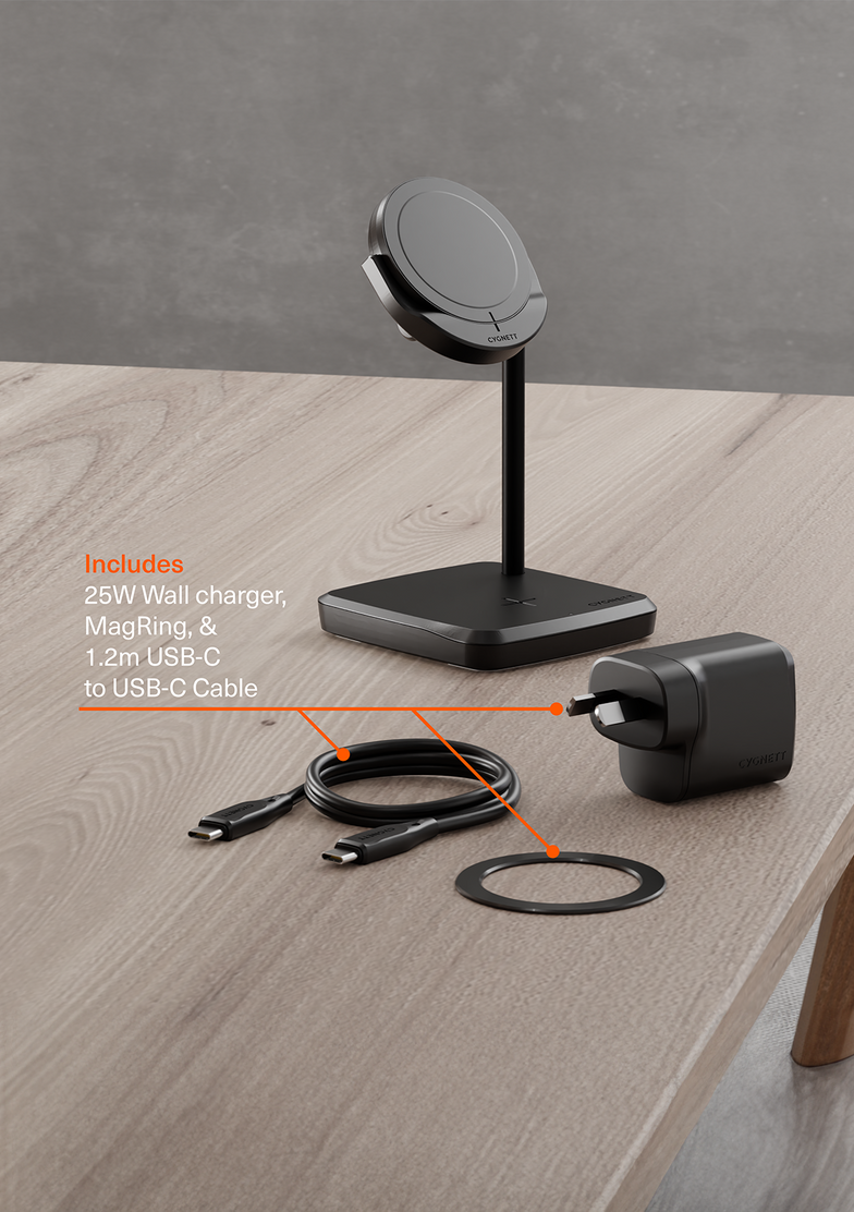 2-in-1 Magnetic Wireless Charger Qi2.0