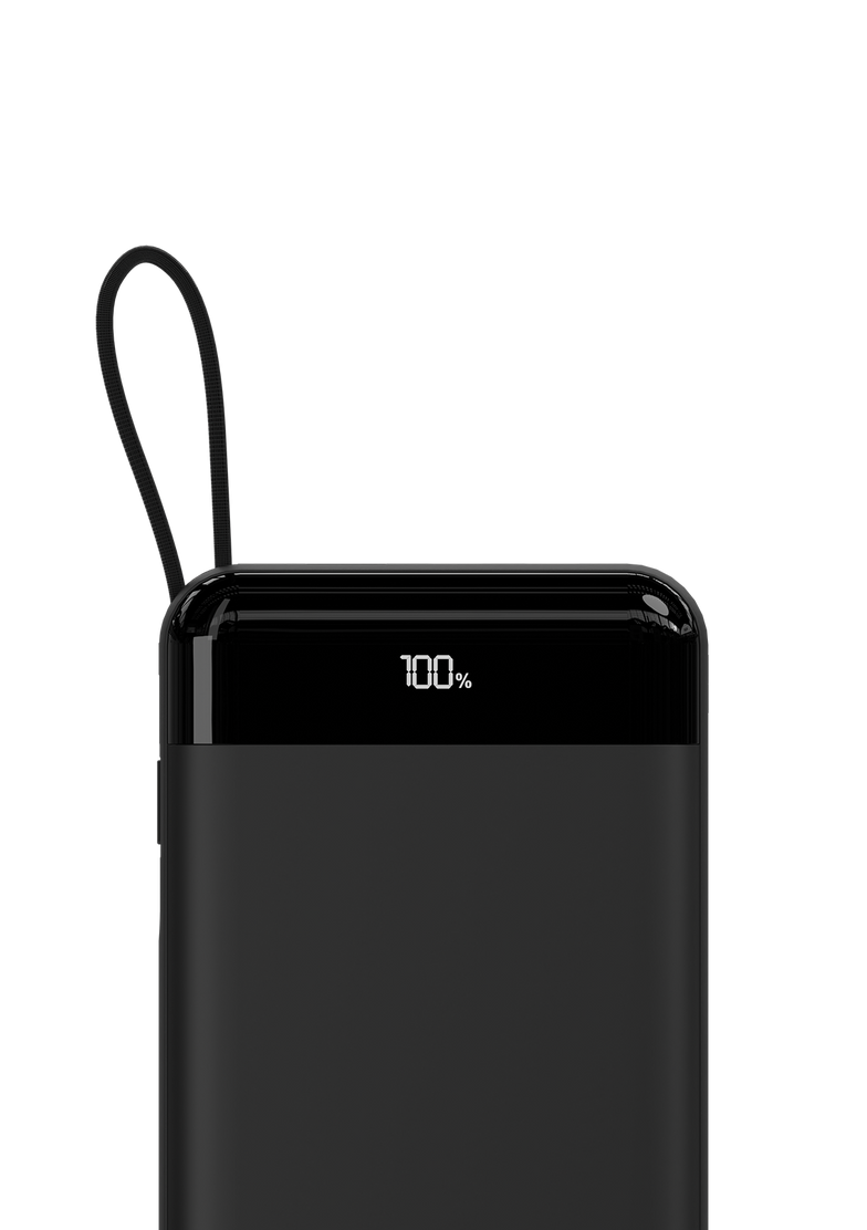 40,000mAh Power Bank with Integrated USB-C Cable