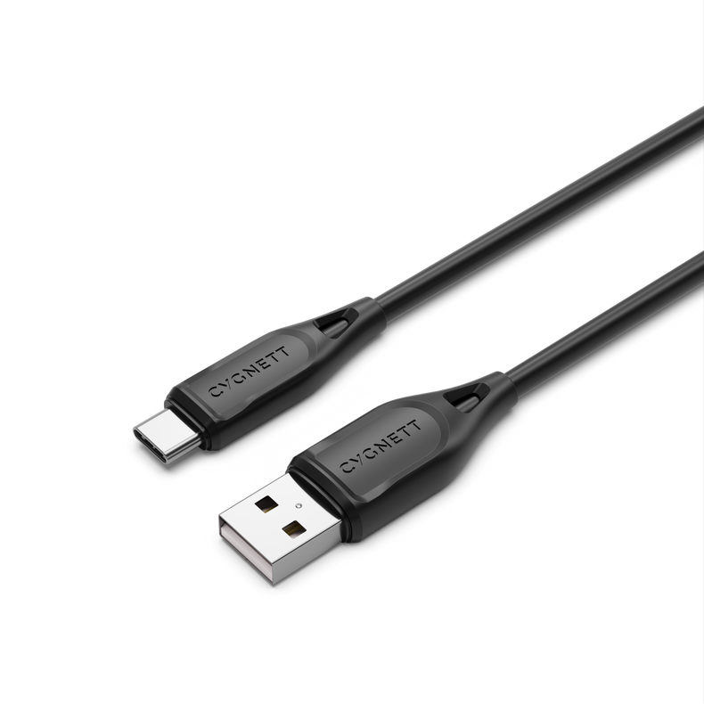 USB-C to USB-A (2.0) Cable 1m - Black - Cygnett (AU)