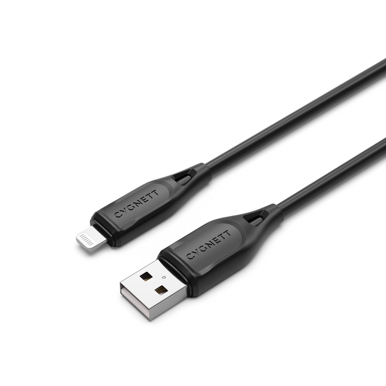 Lightning to USB-A Cable 2m - Black - Cygnett (AU)