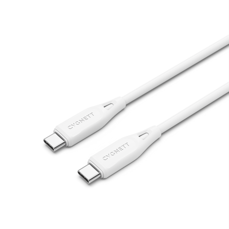 USB-C to USB-C (USB 2.0) Cable 1m – White - Cygnett (AU)