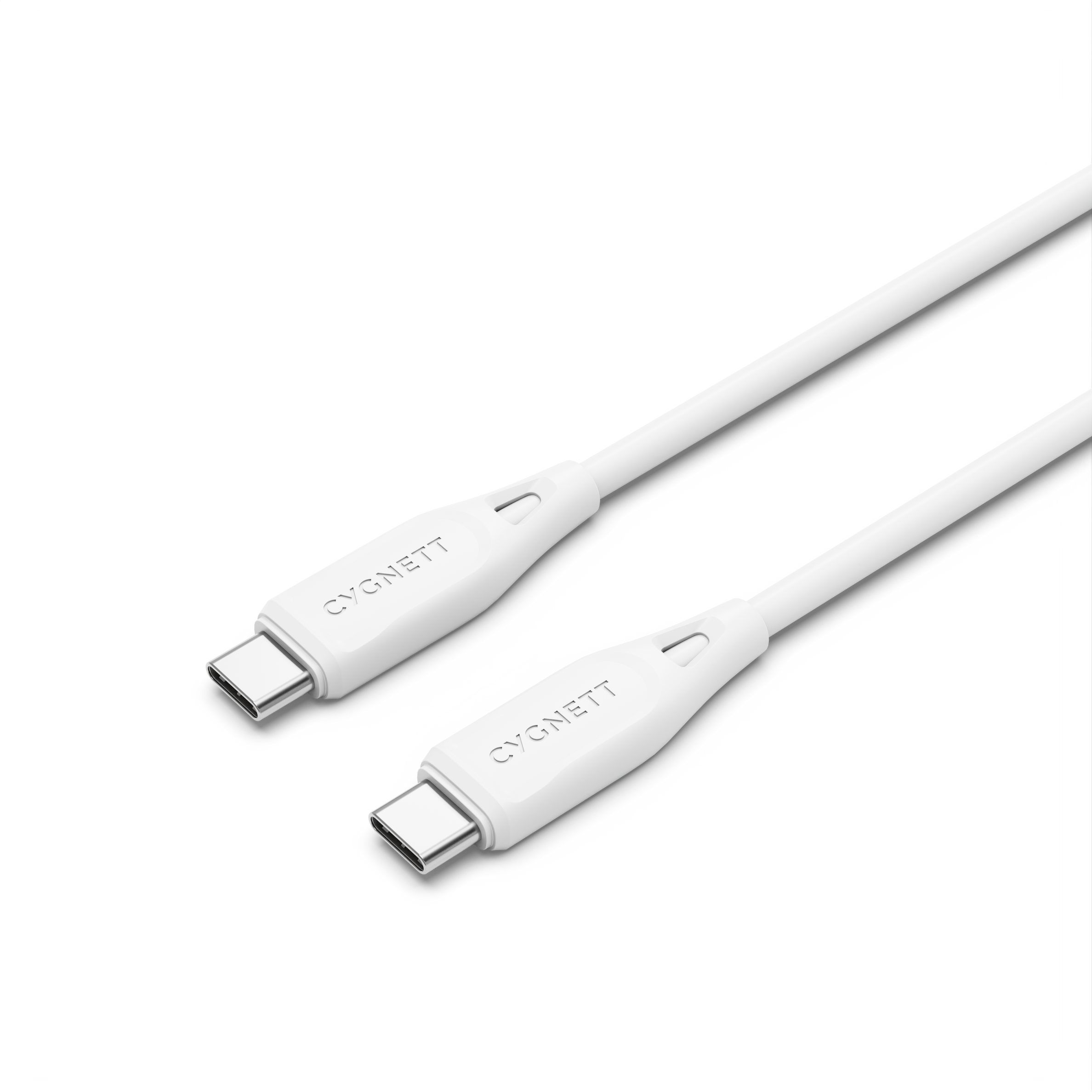 USB-C to USB-C (USB 2.0) Cable 2m - White - Cygnett (AU)