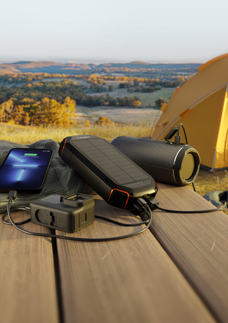 20,000 mAh Outdoor Solar Power Bank