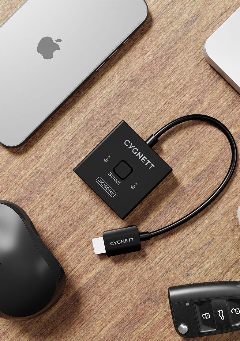 2-in-1 Bi-Directional Dual HDMI Switcher