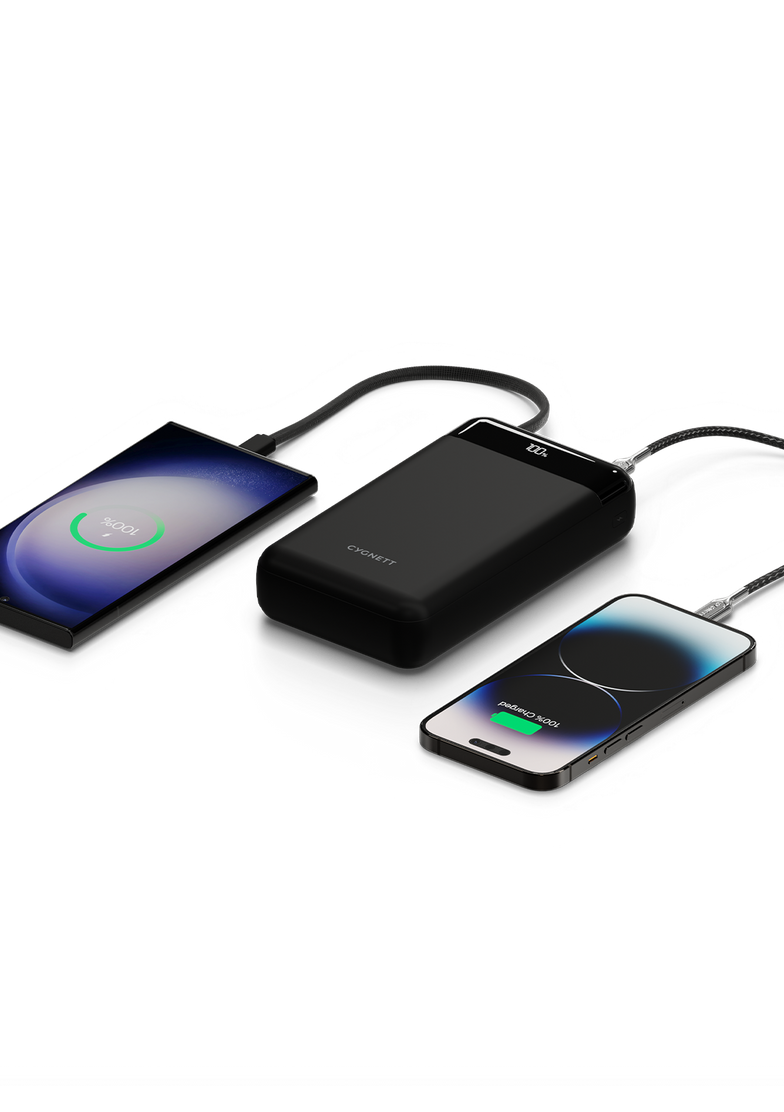 40,000mAh Power Bank with Integrated USB-C Cable