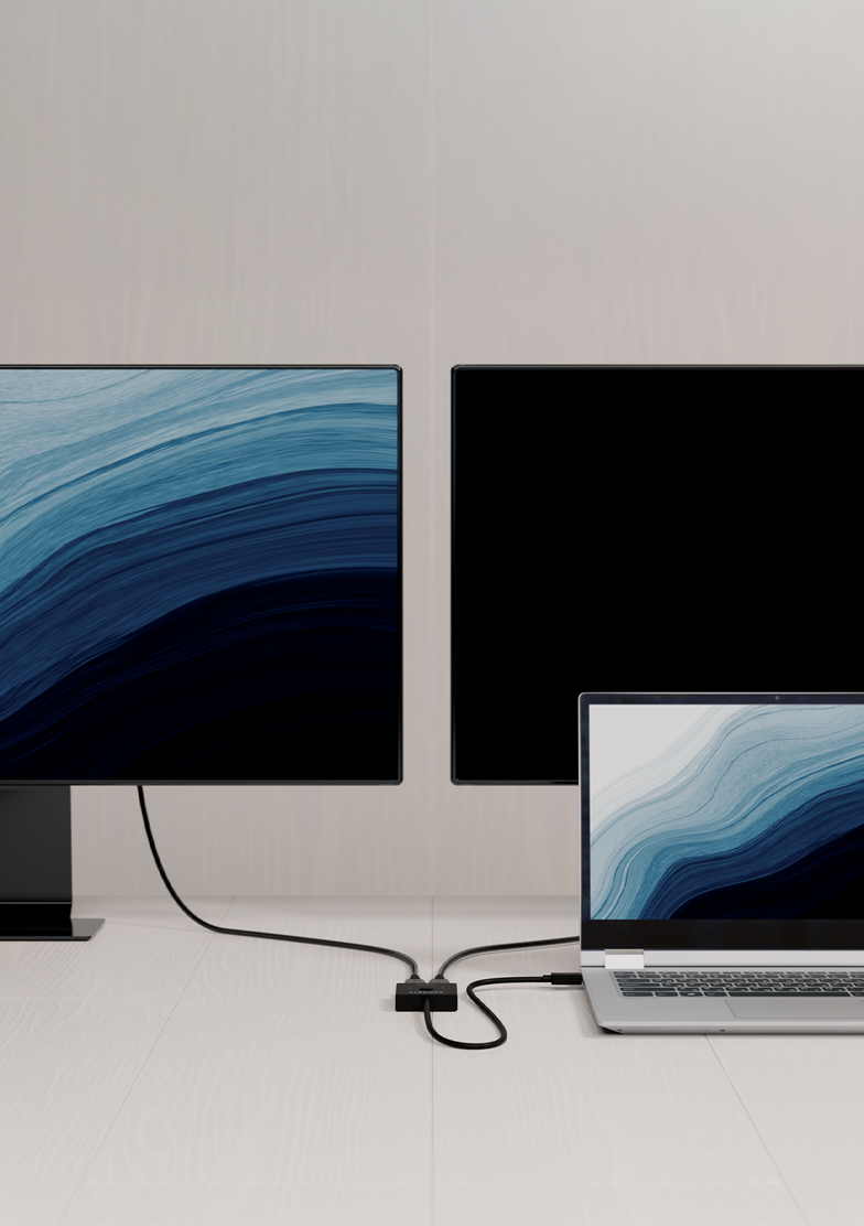 2-in-1 Bi-Directional Dual HDMI Switcher